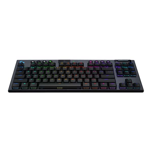 LOGITECH G915 X LIGHTSPEED TKL - CLICKY Low Profile RGB Wireless Gaming Keyboard - Black