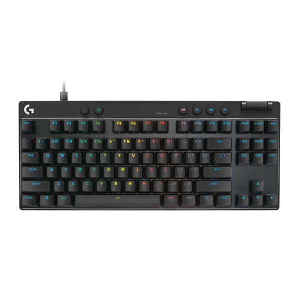 LOGITECH PRO X - TKL RAPID Wired Gaming Keyboard - Black