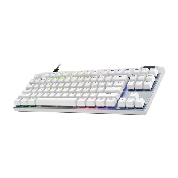 LOGITECH PRO X TKL RAPID Wired Gaming Keyboard - White