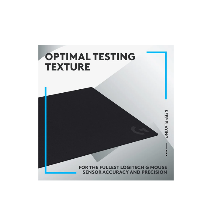 Logitech G640 Large Cloth Gaming Mouse Pad (400 x 460 x 3mm) - Black