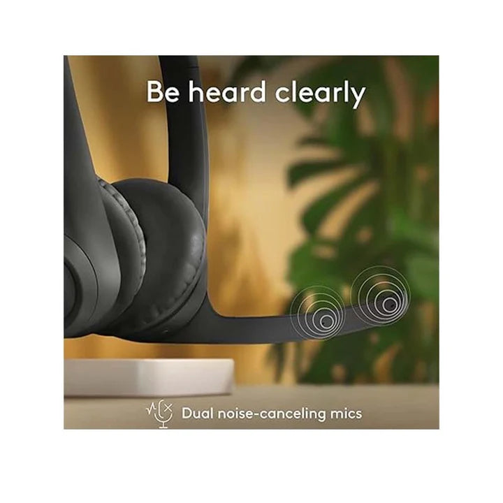 Logitech Zone 300 Wireless Bluetooth Headset With Noise-Canceling Mic - Midnight Black