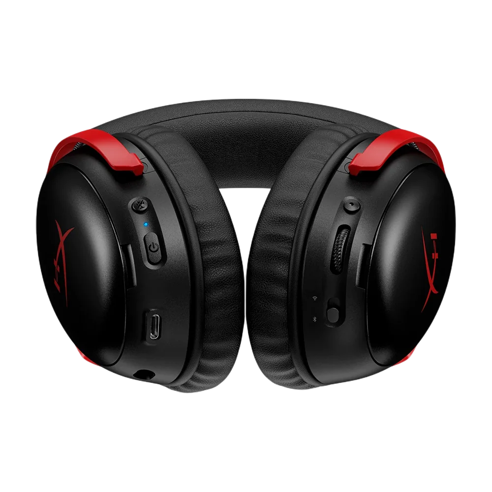 HyperX Cloud III S Wireless Gaming Headset - Black/Red