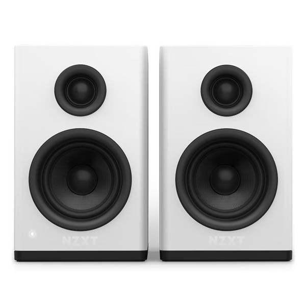 NZXT RELAY 80 Watt Gaming Speakers - White