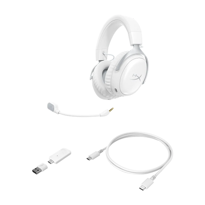 HyperX Cloud III S Wireless Gaming Headset - White