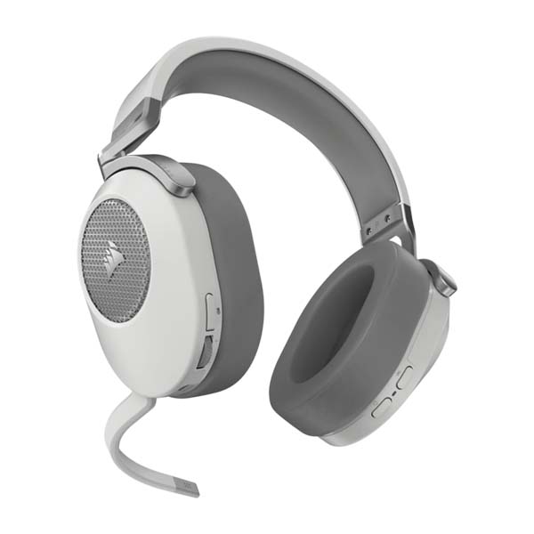 CORSAIR HS65 WIRELESS 7.1 Surround Gaming Headset - White - AP