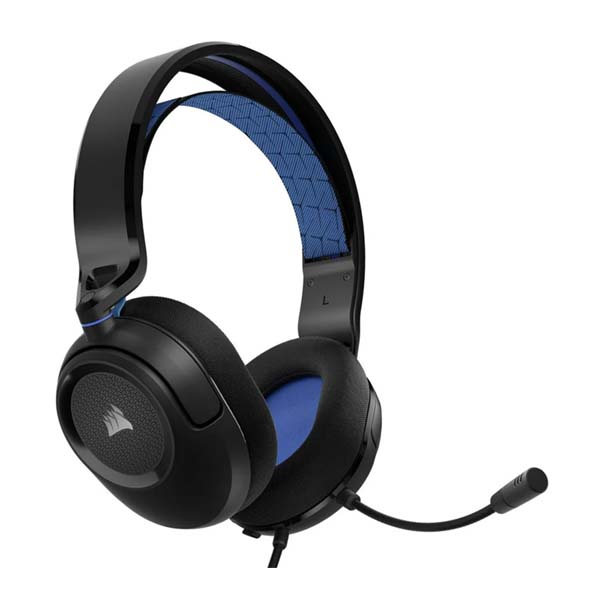 CORSAIR HS35 V2 Multiplatform Wired Gaming Headset - Blue - AP