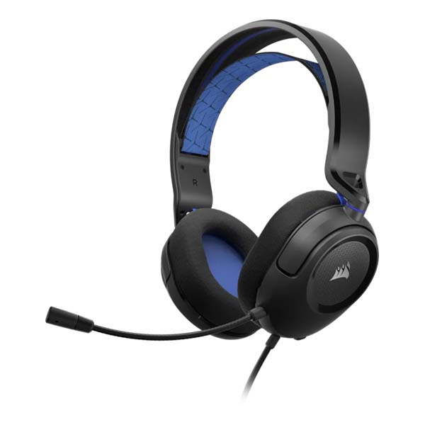 CORSAIR HS35 V2 Multiplatform Wired Gaming Headset - Blue - AP