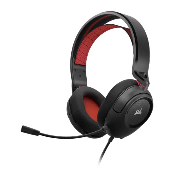 CORSAIR HS35 v2 Multiplatform Wired Gaming Headset (EU) - Red