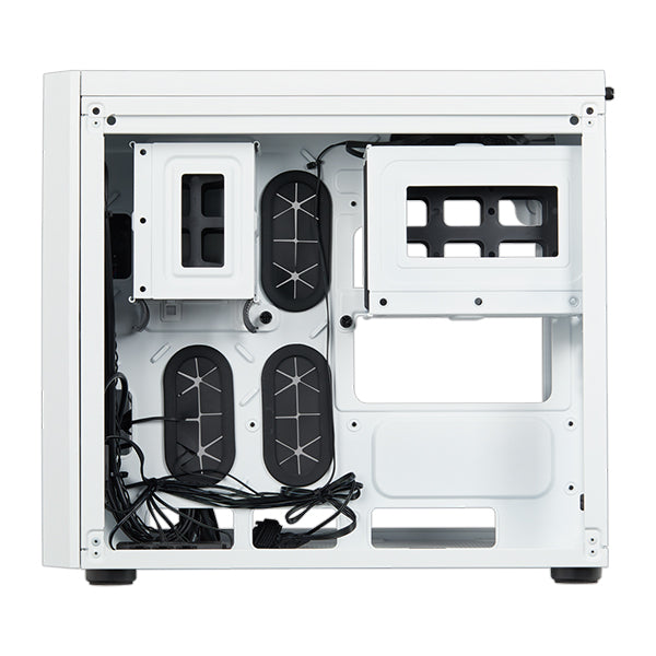 Corsair Crystal Series 280X RGB Tempered Glass Micro ATX Case - White