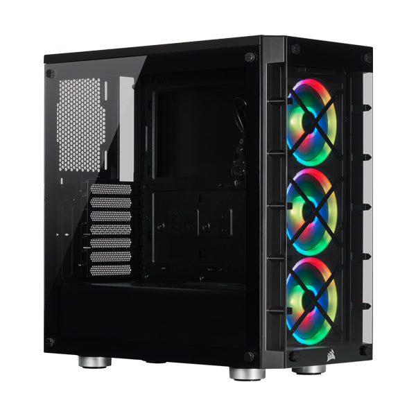 Corsair iCUE 465X RGB Mid-Tower ATX Smart Case - Black