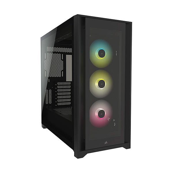 Corsair iCUE 5000X RGB Mid-Tower Case - Black