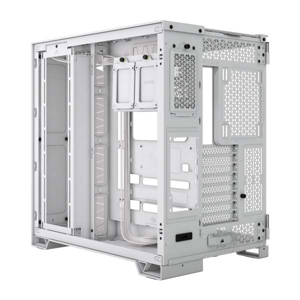 CORSAIR 6500X Mid-Tower Dual Chamber PC Case - White