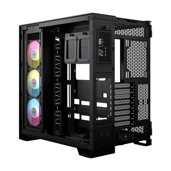 CORSAIR iCUE LINK 6500X RGB Mid-Tower ATX Dual Chamber PC Case - Black