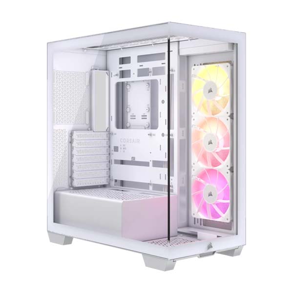 CORSAIR 3500X ARGB Mid Tower Case - White