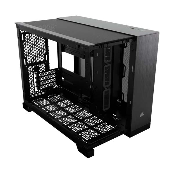 CORSAIR 2500X Mid Tower Case - Black/Obsidian Aluminum