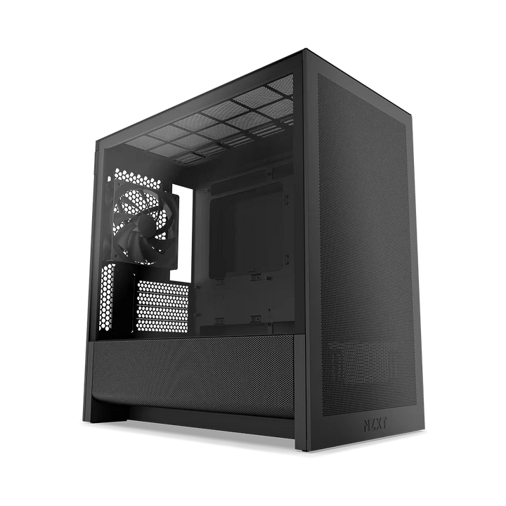 NZXT H3 Flow (2025) micro-ATX Mid Tower Case - All Black
