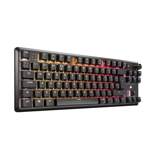 CORSAIR K70 CORE TKL RGB - MLX Red Switch Mechanical Wired Gaming Keyboard - Black