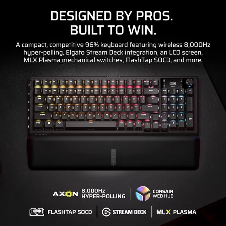 CORSAIR VANGUARD 96 Wirless Mechanical Gaming Keyboard - Black
