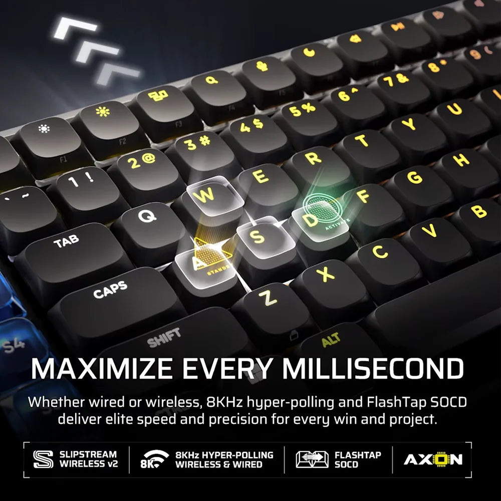 CORSAIR VANGUARD AIR 99 Wireless Optical Mechanical Gaming Keyboard - Black