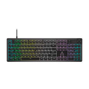 CORSAIR K55 CORE RGB Wired Gaming Keyboard - Black