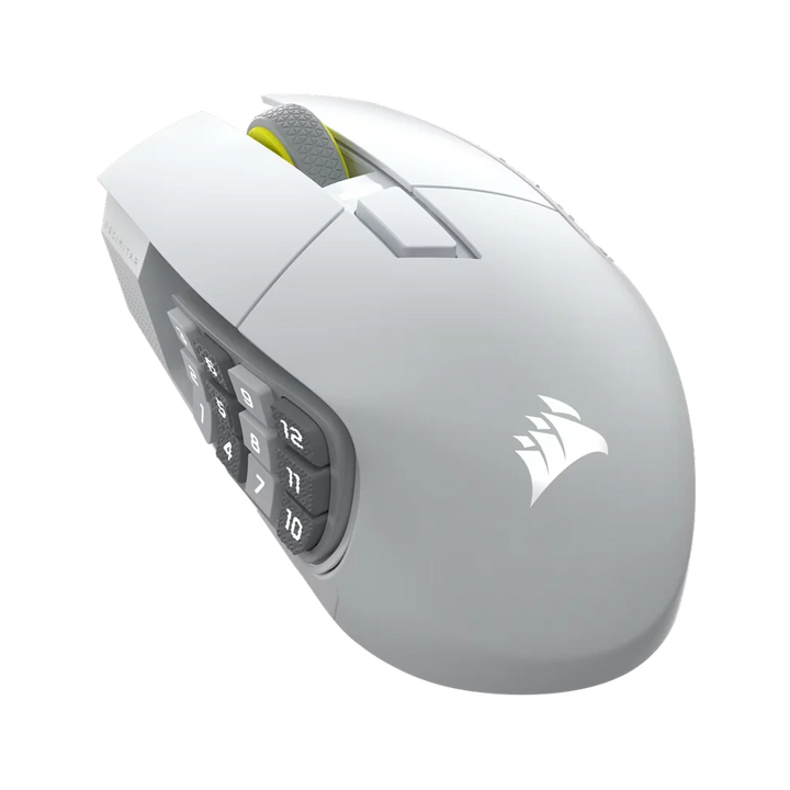 CORSAIR SCIMITAR Elite Wireless SE MMO Gaming Mouse - White
