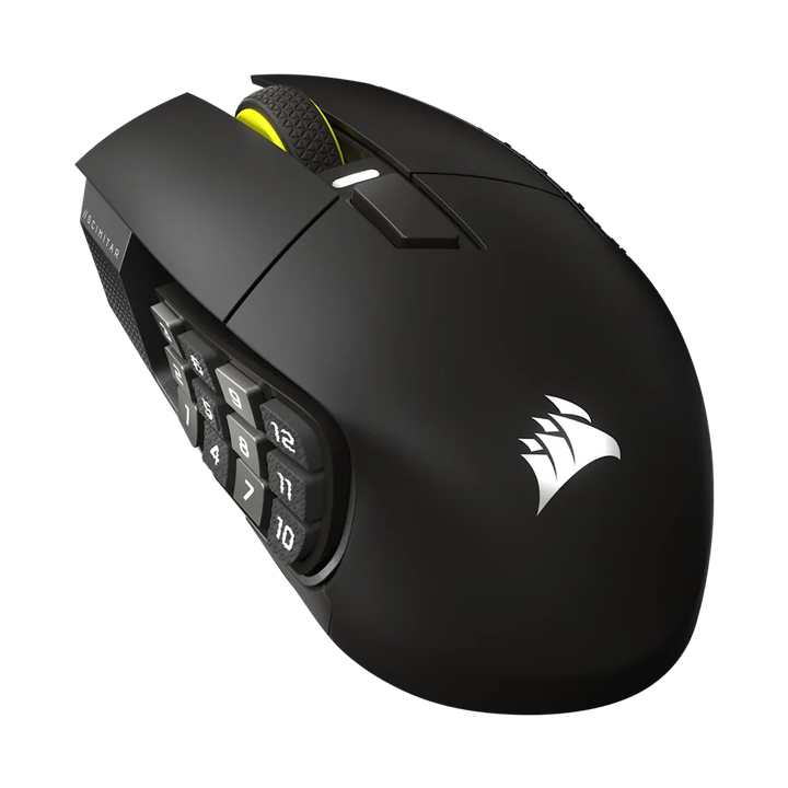CORSAIR SCIMITAR ELITE Wireless SE MMO Gaming Mouse Gun Metal (AP) - Black