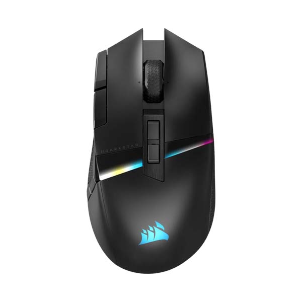 CORSAIR DARKSTAR RGB Wireless MMO Optical Gaming Mouse (AP) - Black