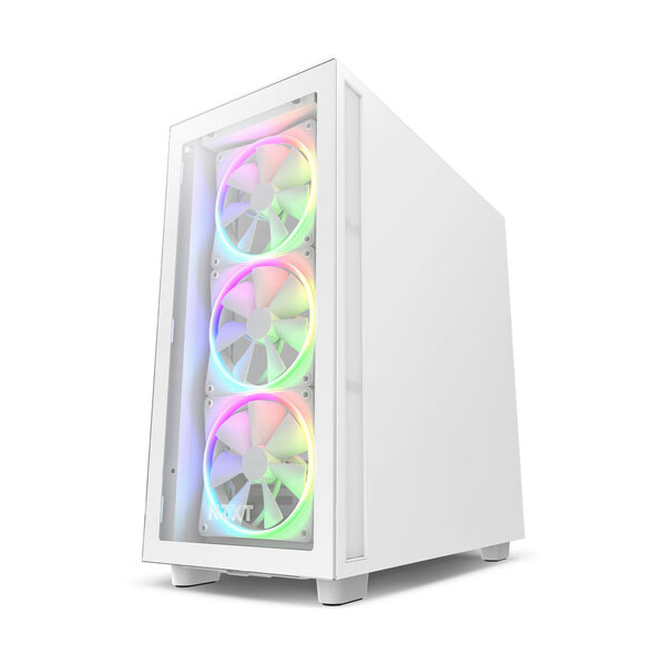 NZXT H7 Elite Edition ATX Mid Tower Case - White (2023)