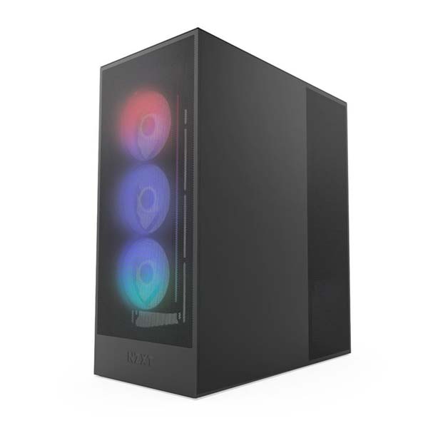 NZXT H7 Flow (2024) RGB Mid Tower ATX Case - Black