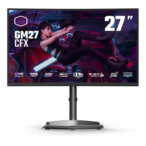 Cooler Master GM27-CFX 27 Inch 240Hz FullHD Curved Gaming Monito