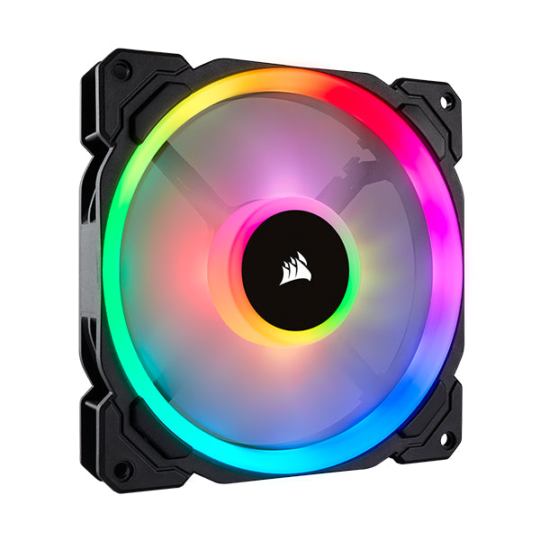 Corsair LL140 RGB 140mm Dual Light Loop RGB LED PWM Fan - Dual Pack