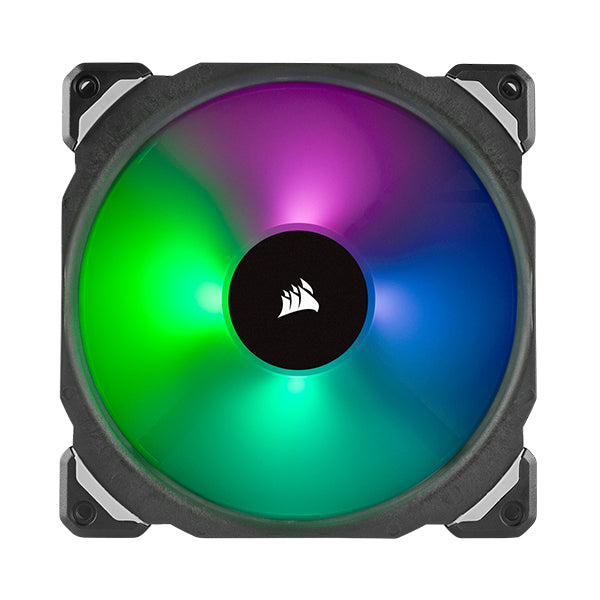 Corsair ML140 PRO RGB LED 140MM PWM Premium Magnetic Levitation Fan - Twin Fan Pack