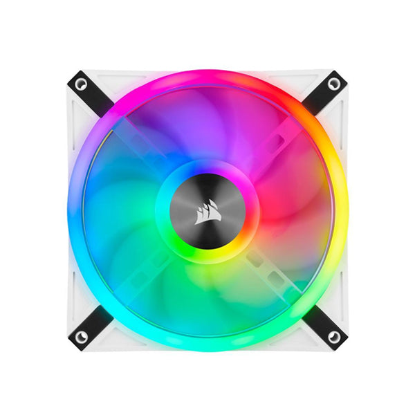 Corsair iCUE QL140 RGB 140mm PWM White Fan - Single Pack