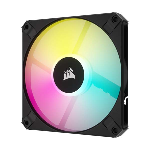 CORSAIR iCUE AF120 RGB SLIM - 120mm PWM Fluid Dynamic Bearing Single Fan - Black