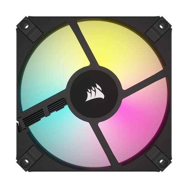 CORSAIR iCUE AF120 RGB SLIM - 120mm PWM Fluid Dynamic Bearing Single Fan - Black