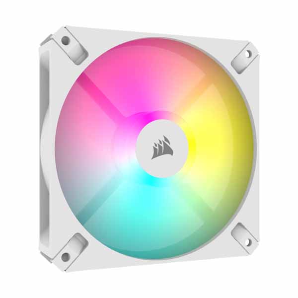 Corsair iCUE AR120 Digital RGB 120mm PWM Single Fan - White