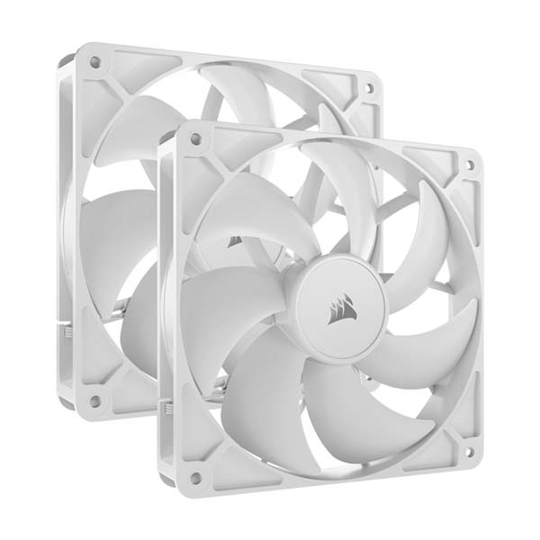 CORSAIR RS140 - 2x140mm PWM Dual Case Fan - Whit