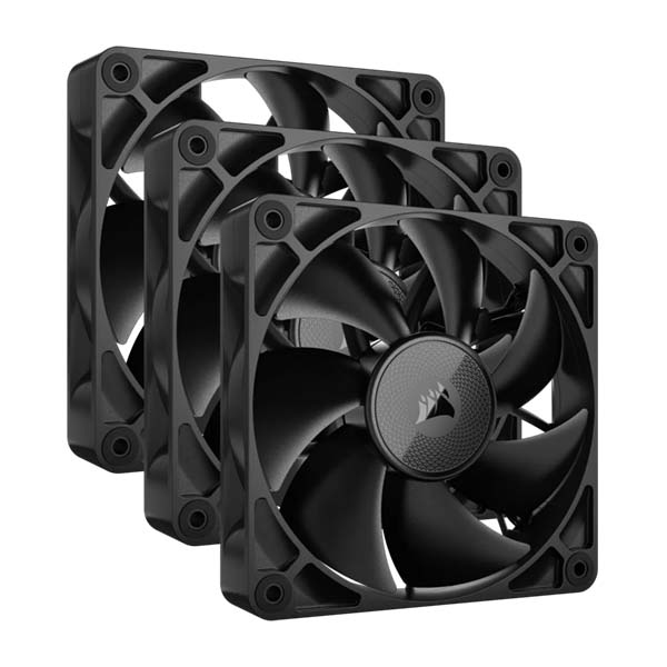 CORSAIR iCUE LINK RX120 - 3 x 120mm PWM Fan Triple Starter Kit - Black