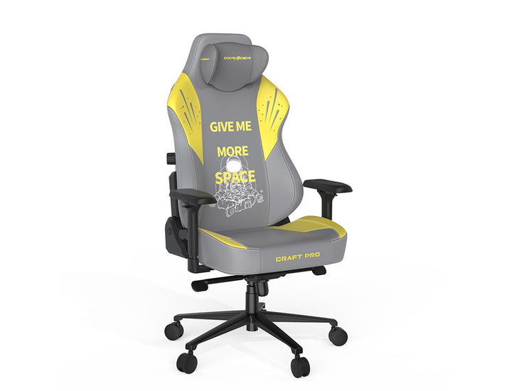 DXRacer Craft Pro Astronaut Gaming Chair - Grey/Yellow