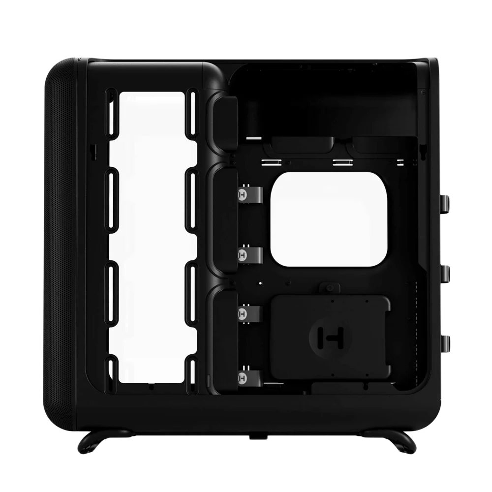 HYTE X50 ATX Case with Tempered Glass Side Panel Pitch Black