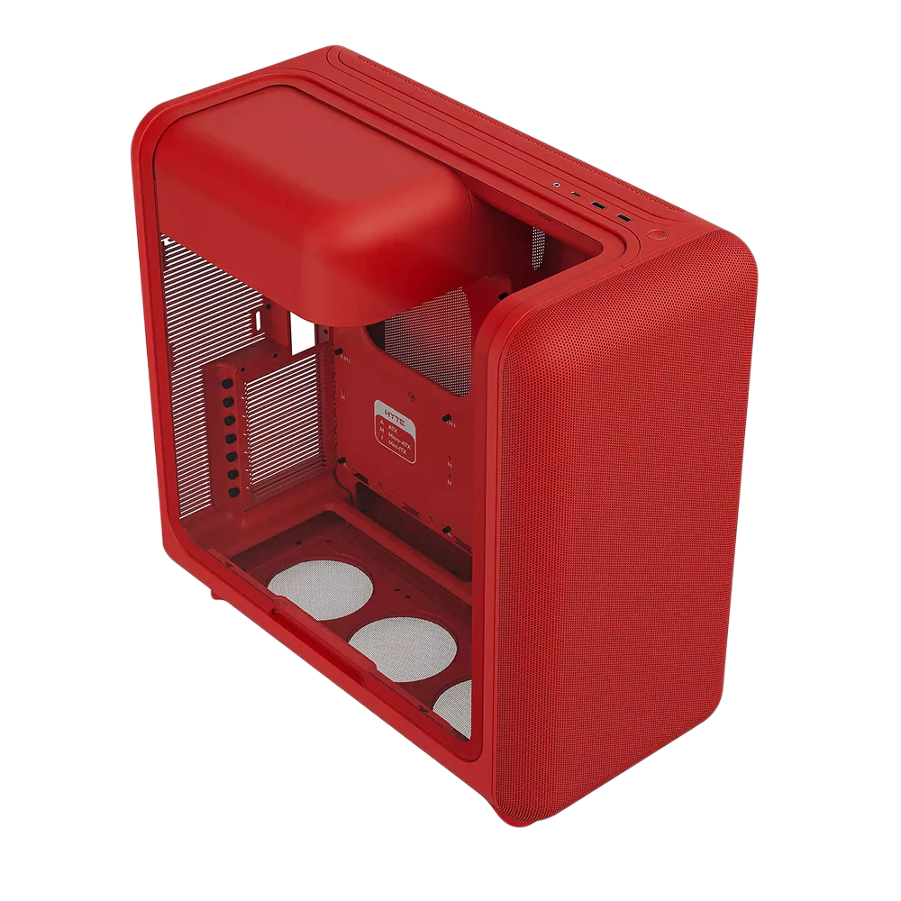 HYTE X50 ATX Case with Tempered Glass Side Panel Wild Cherry