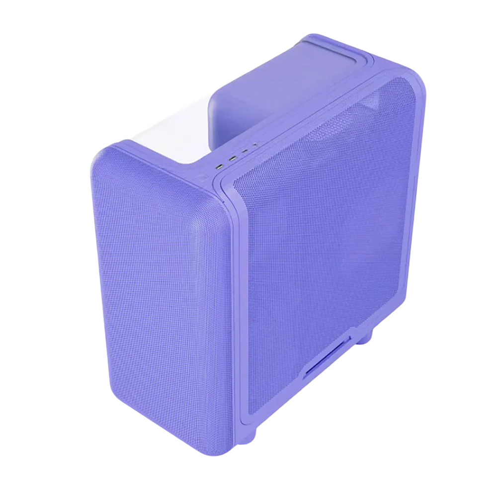 HYTE X50 ATX Case with Tempered Glass Side Panel Taro Milk