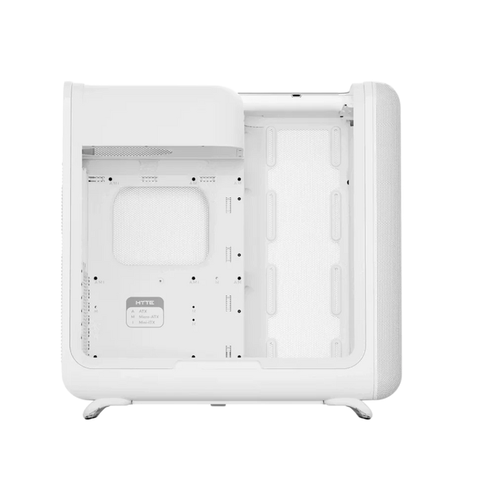 HYTE X50 ATX Case with Tempered Glass Side Panel Snow White