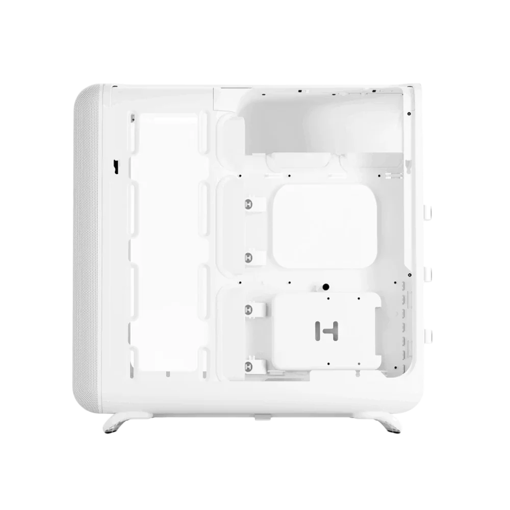 HYTE X50 ATX Case with Tempered Glass Side Panel Snow White