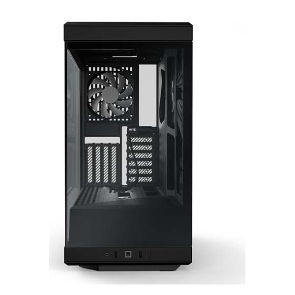 HYTE Y40 - ATX Mid Tower Case with Pre-installed 2x120mm Fans - Black