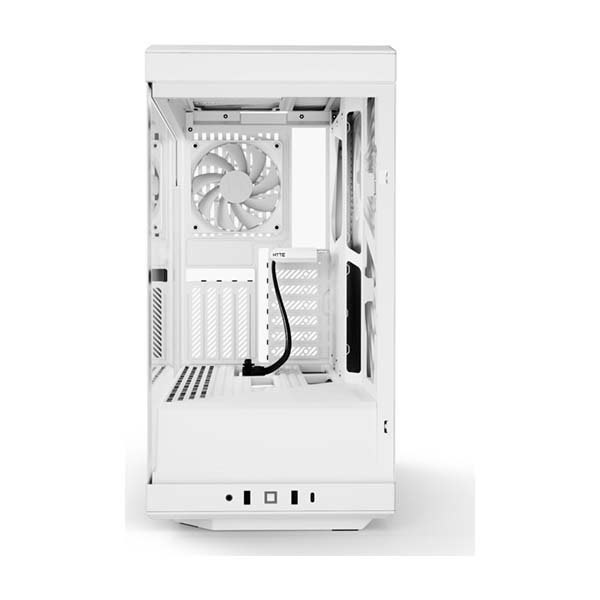 HYTE Y40 - ATX Mid Tower Case with Pre-installed 2x120mm Fans - Show White