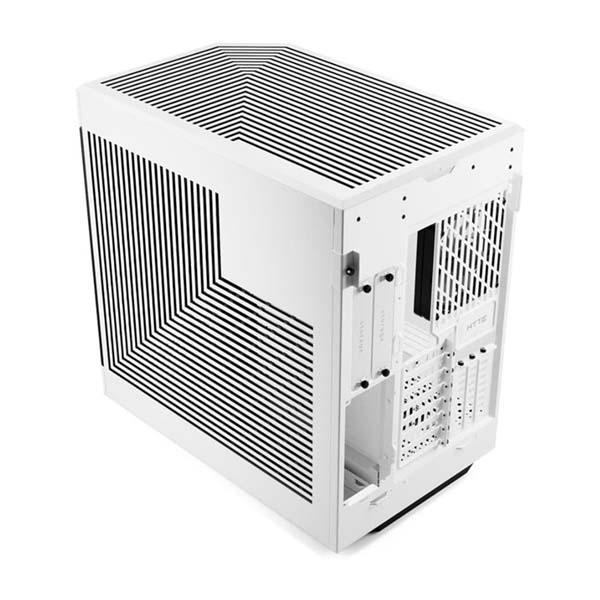 HYTE Y60 ATX Mid-Tower Case with Pre-installed 3x120mm Fans - White