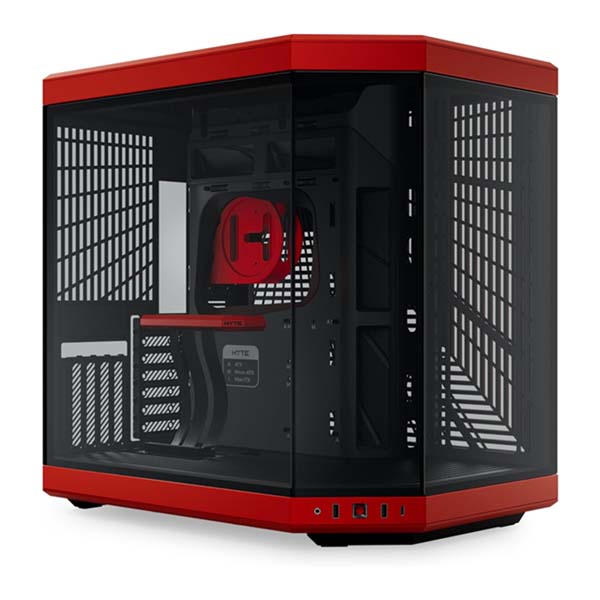 HYTE Y70 Standard Edition ATX Mid-Tower Case - Black/Red