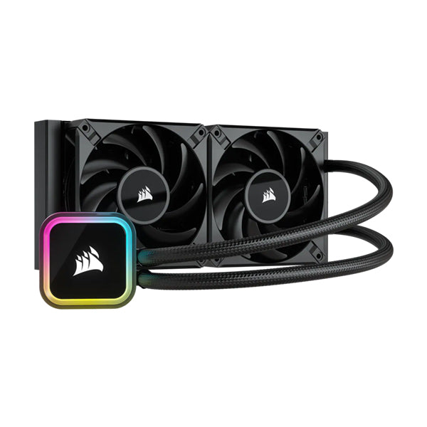 Corsair iCUE H100i RGB ELITE Liquid CPU Cooler - Black