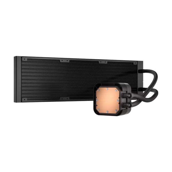 Corsair iCUE H150i ELITE RGB 360mm AIO CPU Liquid Cooler with LCD XT Display - Black